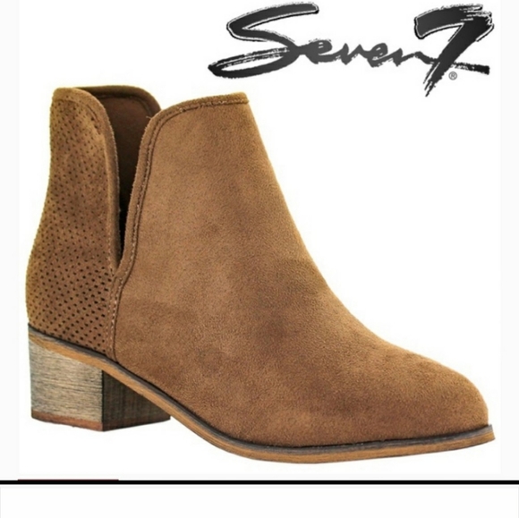 Great Fall booties! Seven7 Vegan Leather Boho bootie - Picture 1 of 8